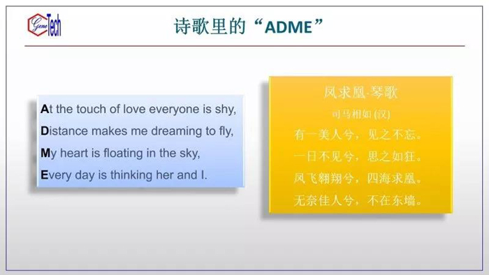 詩歌里的“ADME”