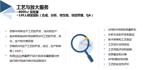 美迪西工藝與放大服務
