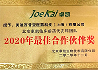 【美·記聞】美迪西被評為“2020年最佳合作伙伴”