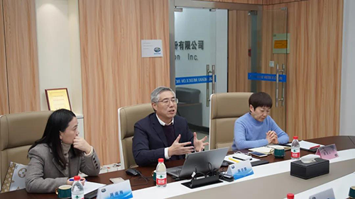 美迪西生物醫藥創始人&CEO陳春麟博士，藥效部執行主任董文心博士，公司事務部總監周南梅等